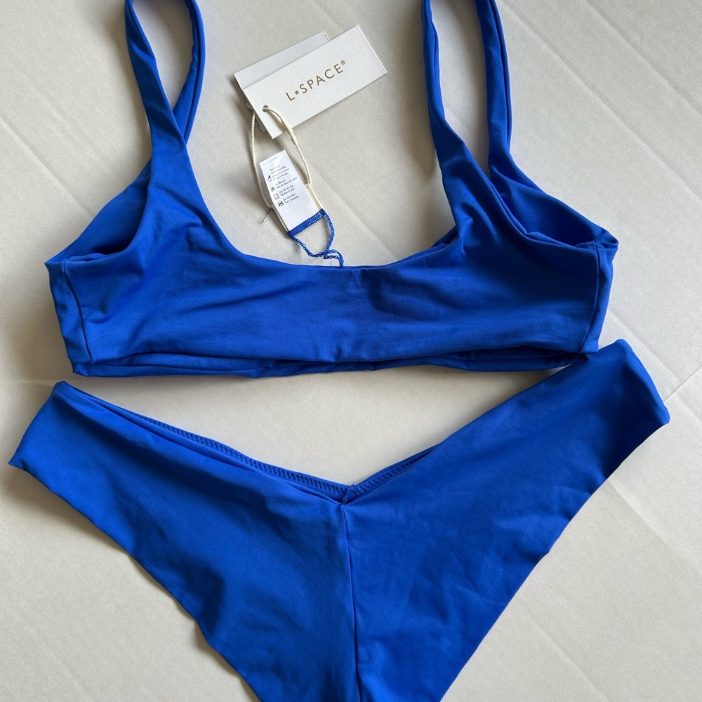 L*Space Prince Bikini Top Ella Bikini Bottom Two Pieces Bikini Set Size M/L - Picture 7 of 10